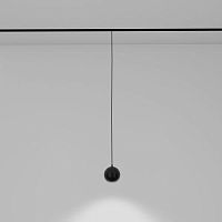 Магнитный трековый светильник TRM20-9-5W4K-B для системы NOVA 48V 5Вт 4000К подвесной с направленным светом черный | код Б0054834 | ЭРА