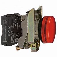 Лампа сигнальная  Harmony, 22мм²  220В, AC Красный |  код.  XB4BVM4 |  Schneider Electric