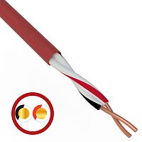 Кабель для пожарной сигнализации REXANT КПСВВнг(А)-LS 1x2x0,50 мм кв, бухта 200 м | код 01-4860| REXANT