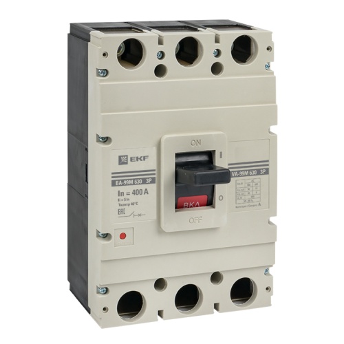 Выключатель автоматический ВА-99М 630/500А 3P 5In 50кА PROxima | код mccb99-3P5In630-500m | EKF