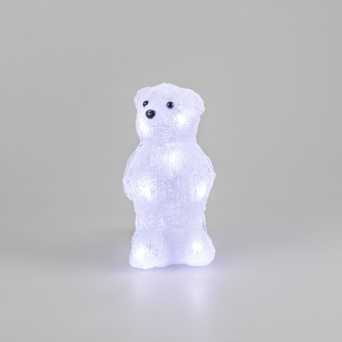 Акриловая светодиодная фигура Медвежонок 12х22х13 см, 4,5 В, 3 батарейки AAA (не входят в комплект), 10 светодиодов, NEON-NIGHT | код 513-311 | NEON-NIGHT Акриловая светодиодная фигура Медвежонок 12х22х13 см, 4,5 В, 3 батарейки AAA (не входят в комплект), 10 светодиодов, NEON-NIGHT | код 513-311 | NEON-NIGHT