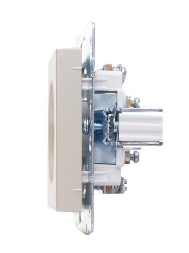 Розетка телевизионная проходная TV 1-м СП Vesna механизм жемчуж./бел. перламутр LEZARD 742-3088-129 фото 3 Розетка телевизионная проходная TV 1-м СП Vesna механизм жемчуж./бел. перламутр LEZARD 742-3088-129 фото 3