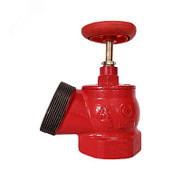 Клапан пожарный чугунный КПЧ 65-1 Ду65 Ру16 муфта-резьб 125 гр | код 110025 | Апогей