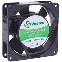 Вентилятор 92х92х38мм, 72м3/ч, 110В AC, втулка | код V04 092 003 | CETINKAYA PANO