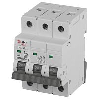 Выключатель автоматический ВА47-63 3P 63А кривая C 4,5кА PRO VA63-3P63C4.5 ЭРА | код Б0059443 | ЭРА