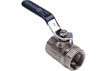 Кран шаровой ВВ 1 1/4 ручка никелированный | код 1146 | AQUALINK