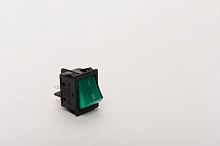 Выключатель с подсветкой зеленый A14Y | код A14B1Y11 | EMAS