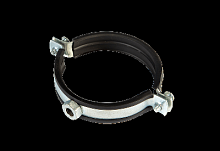 Хомут трубный с рез.профилем (25-28мм) 3/4' M8 оцинкованный | код ХТР (25-28мм) 3/4 M8 | KMP