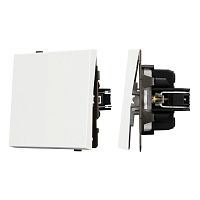 Механизм выключателя одноклавишный перекрестный SWT-TENDO-MKX1-SFPL-WH 230В 10А Arlight 054574