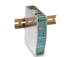 Источник питания на DIN-рейку 24 В,3.2 А, 76ВТ, MEANWELL, I класс защиты, 32х125х102мм | код EDR-75-24 | Вартон