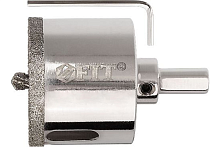 Коронка кольцевая по керамограниту, камню и кафелю алмазная с центровочным сверлом 68х67 мм | код 16225 | FIT