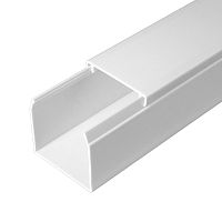 Кабель-канал белый 2-й замок в п/э 40х40 мм (24 м/уп) Промрукав | код PR03.0054 | ПРОМРУКАВ