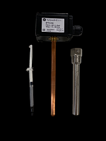 Датчик температуры погружной, 0…50°С 150мм 4...20мА, =24В с гильзой | код SPT1C150 | Systeme Electric