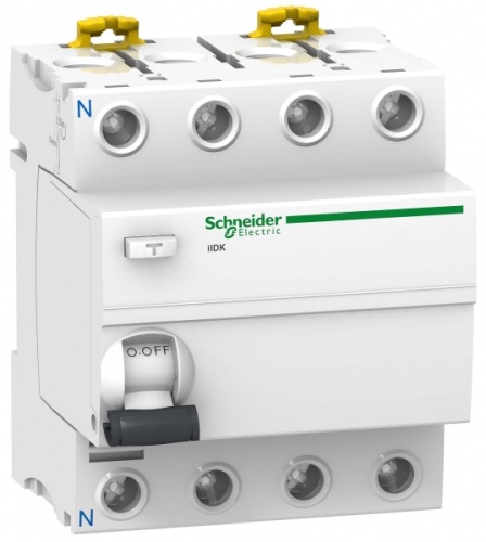 Выключатель дифференциальный (УЗО) ilD K 4п 25А 300мА тип AC | код. A9R75425 | Schneider Electric