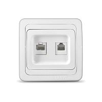 Розетка комп.+TF бел. Валери | код В0135 | UNIVersal