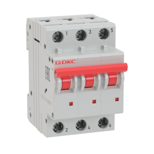 Выключатель автоматический модульный YON 6kA | код MD63-3C40-6 | DKC
