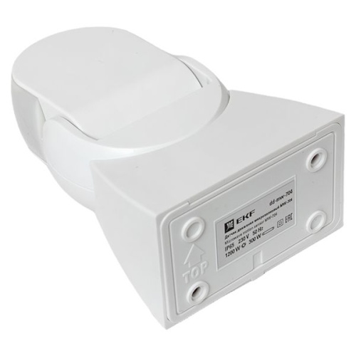 Микроволновый датчик движения бел, 1200Вт 180гр, до 15м IP65 MW-704 PROxima | код dd-mw-704 | EKF фото 3