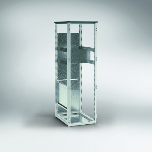 Панель монтажная секционная для щита Ш=600мм, сплошная, 385x485мм (ВxШ) | код EUPZ-060050 | ETA