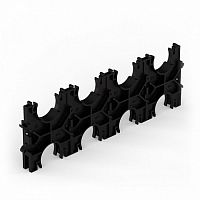 Кластер для двустенных труб d32 мм, четверной, двухсторонний (110 шт/кор) Промрукав | код PR13.02585 | ПРОМРУКАВ