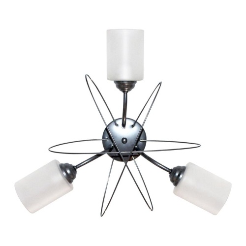 Светильник "Орбиталь" 131 хром (плафон 8461) НСБ 01-3х60-177 Е27 ИУ Элетех 1005404582 фото 2