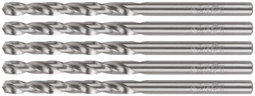 Сверла по металлу HSS шлифованные, угол заточки 135град, 4,5X80 мм (5 шт.) | код 35690М | FIT фото 6