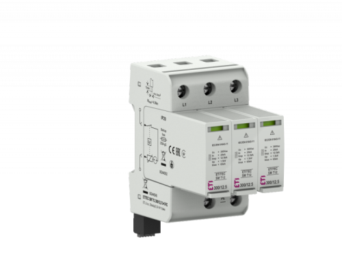 Ограничитель перенапряжения ETITEC SM T12 300/12,5 (3+0, 3p, TNC) RC | код 002440545 | ETI Ограничитель перенапряжения ETITEC SM T12 300/12,5 (3+0, 3p, TNC) RC | код 002440545 | ETI