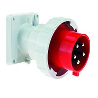 Розетка панельная наклонная 32A 5p 400V 6h IP67 Quick-Connect | код 27246 | Bals
