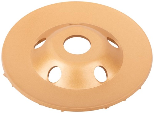 Диск шлифовальный наклонный твердосплавный посадочный диаметр 22.2мм 125мм Р8 FIT 39530 фото 6