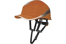 Защитная каска BASEBALL DIAMOND V UP из ABS оранжевого цвета с храповым механизмом | код. DIAM5UPORFL | Delta Plus