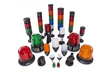 Сигнальная колонна 50 мм, красная, зелёная,24 В, стробоскоп FLESH, зуммер | код IK52F024ZM02 | EMAS