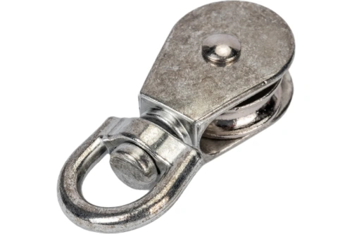 Блок одинарный К 40мм с металлическим шкивом оцинкованный 1 шт. | код 6385929-1 | ЭТМ Блок одинарный К 40мм с металлическим шкивом оцинкованный 1 шт. | код 6385929-1 | ЭТМ