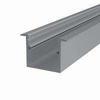 Профиль алюминиевый врезной БЕСТСЕЛЛЕР 37х25 мм 2 м (заказывать отдельно рассеиватель 146-251, заглушки 146-223-2) REXANT | код 146-223 | REXANT