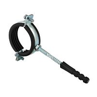 Кронштейн стальной с резиновым уплотнением 2" (59-65мм) | код. RUS.833.09 | VALTEC