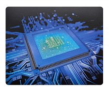 Коврик для мыши Buro BU-R51768 Мини рисунок/процессор 220x180x2мм | код 338264 | BURO