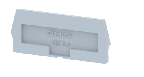 Концевая пластина для клемм, синяя CSP1.5-BLUE | код 3910830001 | Elmex