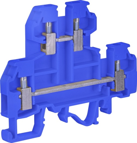 Клемма винтовая-нейтральная двухуровневая VS 2.5 NA N (2,5 mm2_синяя) | код 003901244 | ETI Клемма винтовая-нейтральная двухуровневая VS 2.5 NA N (2,5 mm2_синяя) | код 003901244 | ETI