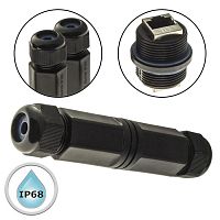 Разъём герметичный SZC RJ45M25Z2L-6B, 10BASE-T,100 BASE-T, 1000 BASE-T | код 107914 | SZC