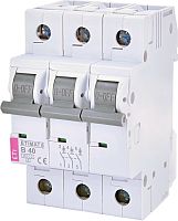 Автоматический выключатель ETIMAT 6 3p B 40А (6 kA) | код 002115520 | ETI