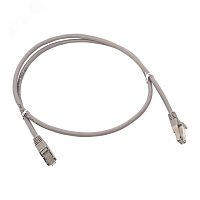 Патч-корд TERACOM PRO Cat.5E экранированный FTP оболочка LSZH серый (2.0м) | код TRP-5EFTP-LSH-2M-GY | EKF