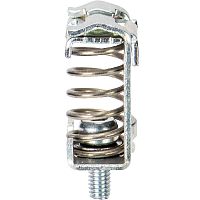 Зажим для подключения экранированного кабеля, тип фиксации провода: зажим, для кабеля: 3-8 мм, цвет: серый, тип монтажа: болт | код Z2.803.5010.0 | Wieland