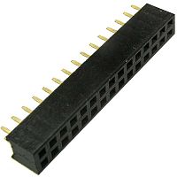 Гнездо для плат 2.00 мм RUICHI PBD2-30 (PBD2-2x15) 2.00 мм, 30 контактов | код 71287 | Ruichi