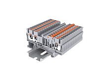 TPK2.5-3-BU Клемма TP 1-2 с ножевым размыкателем, Push-in, сеч. 2.5мм2, син., шт | код TPK2.5-3-BU | SUPU