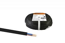Шнур ШВВП 2х0.75 ГОСТ (бухта 50м) черный | код SQ0120-0067 | РЭМЗ ТМ
