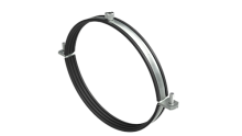 Хомут для воздуховодов с изоляцией с гайкой М8 для труб d 280 мм | код BHV21280 | DKC