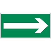 Знак "СТРЕЛКА" 400х200мм для аварийно-эвакуационного светильника Vault VARTON V5-EM03-60.013.013