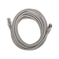 Патч-корд S/FTP, CAT 6A (10G), RJ45-RJ45, 28AWG, LSZH, серый, 5м REXANT | код 02-0390-5 | REXANT