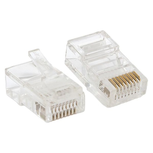 Коннектор RJ45 (8P8C) кат.5E неэкранир. TERACOM универс. (уп.10шт) | код TRC-PLUG-5EUTP-10 | EKF фото 2