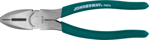 P087A Пассатижи многофункциональные с ПВХ рукоятками, 180 мм | код P087A | JONNESWAY