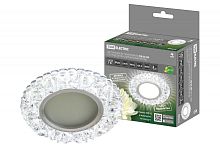 Светильник встраиваемый СВ 03-09 MR16 50Вт G5.3 LED подсветка 3 Вт зеркальный/хром TDM | код SQ0359-0137 | TDM