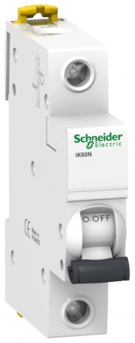 Выключатель автоматический однополюсный iK60 4А C 6кА | код. A9K24104 | Schneider Electric 